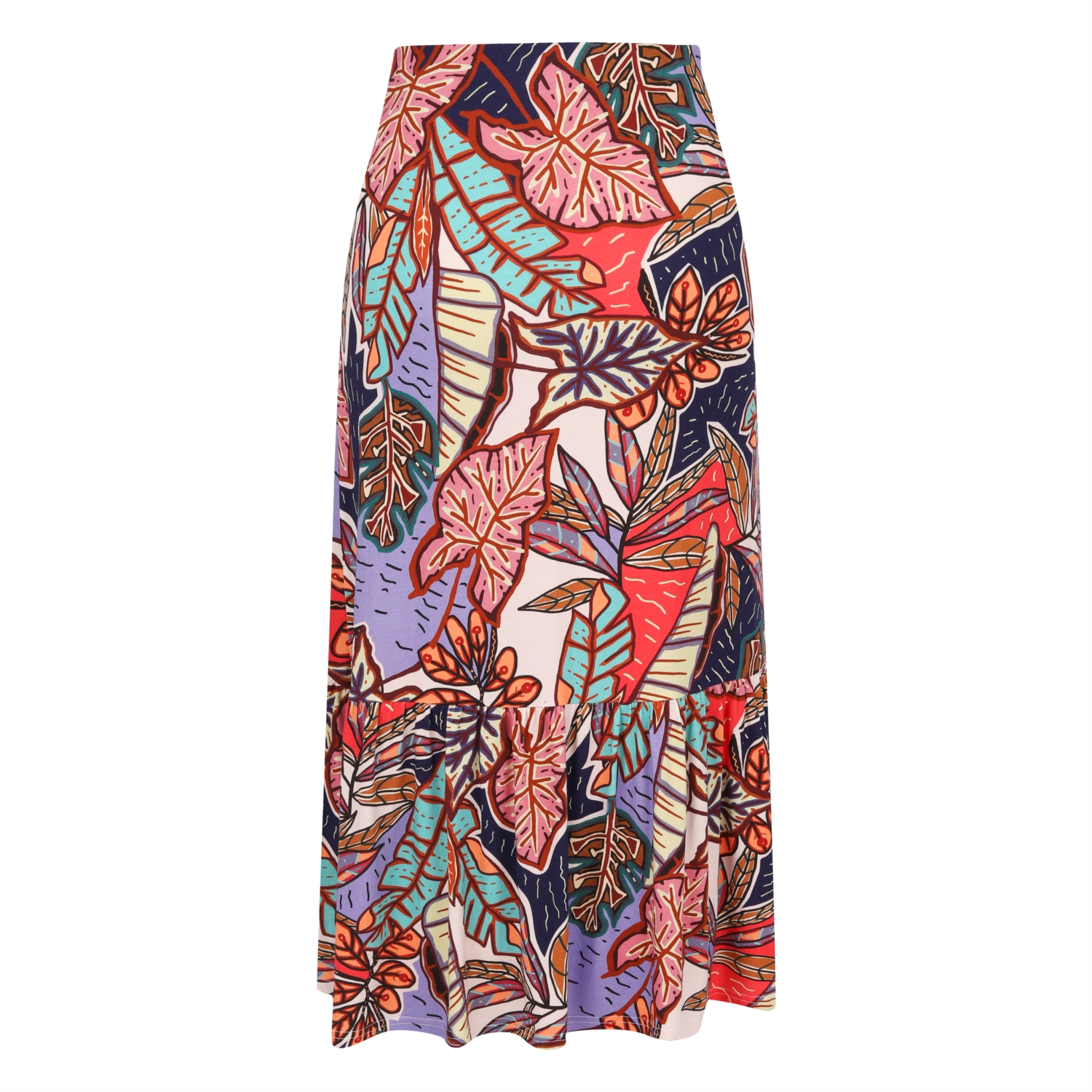 DESENLİ MİDİ ETEK