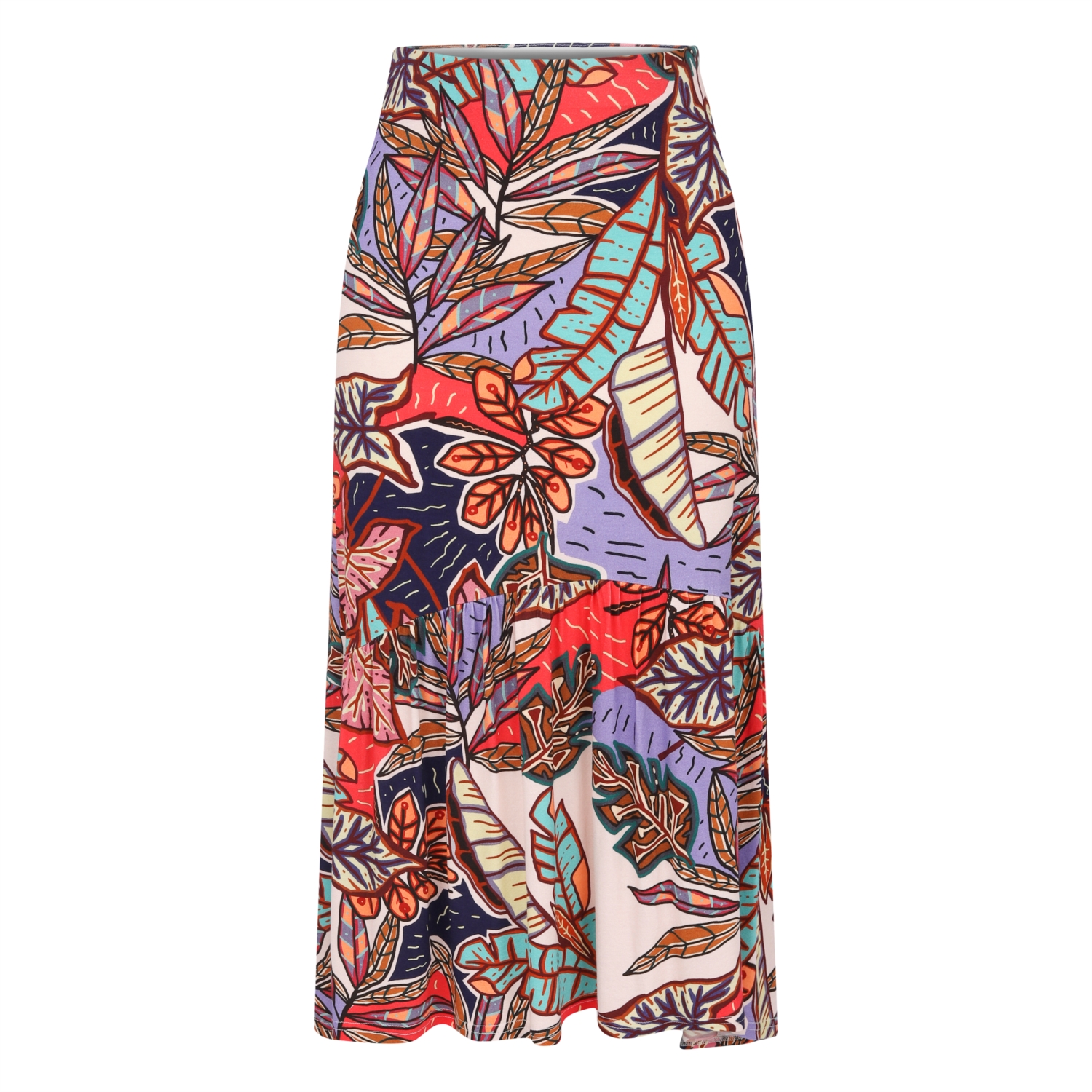 DESENLİ MİDİ ETEK