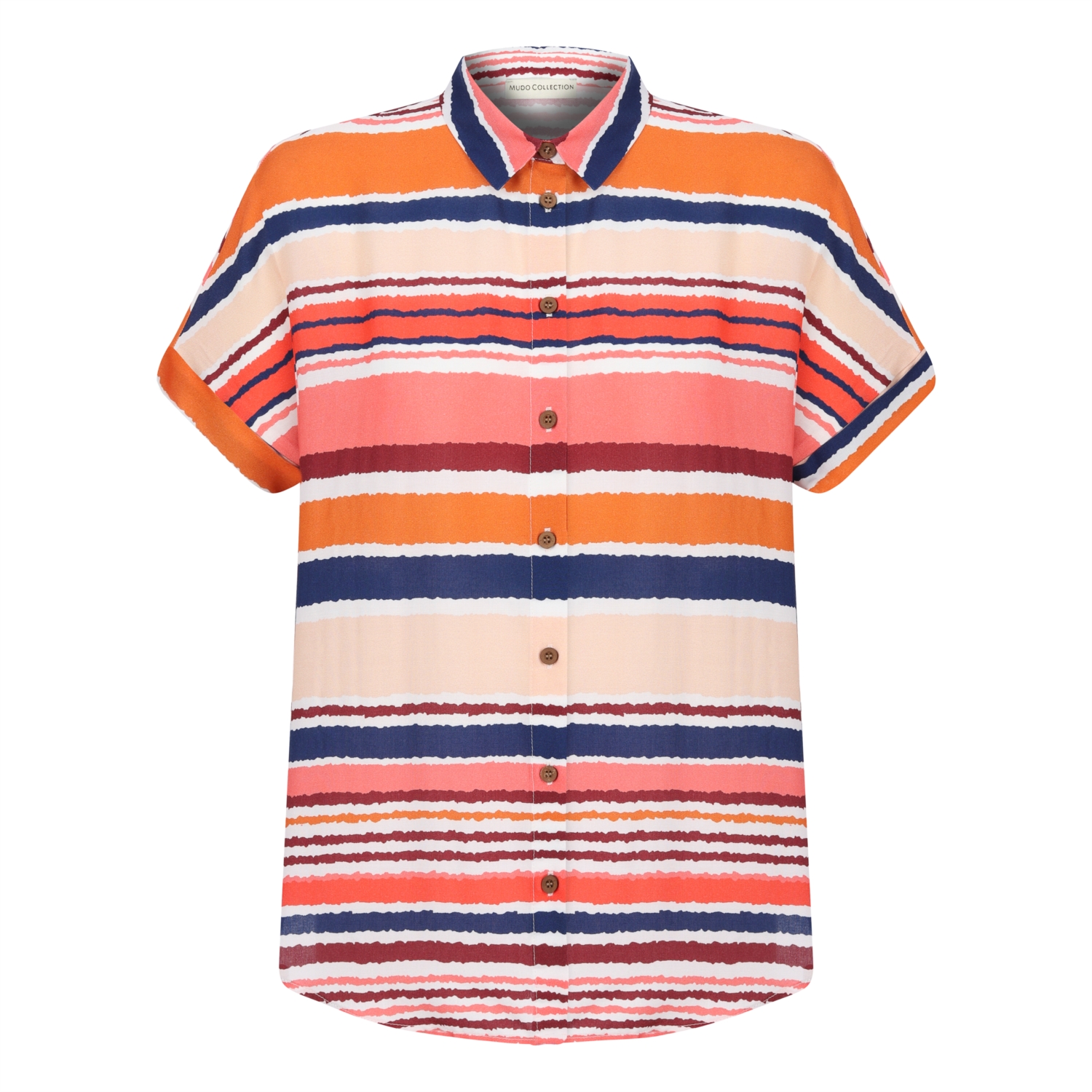 ÇİZGİLİ VİSKOZ GÖMLEK