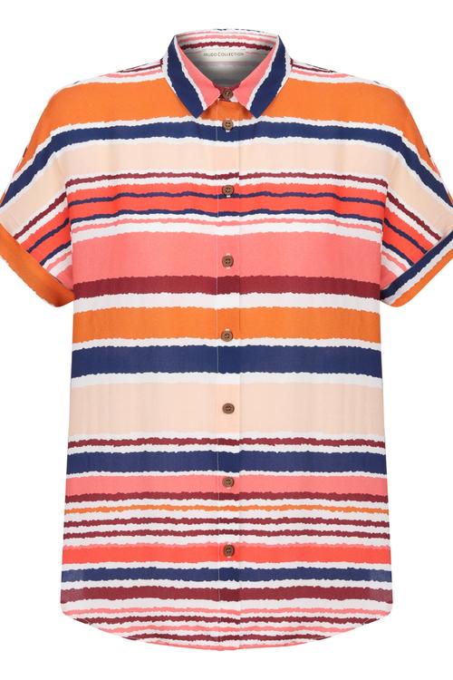  ÇİZGİLİ VİSKOZ GÖMLEK