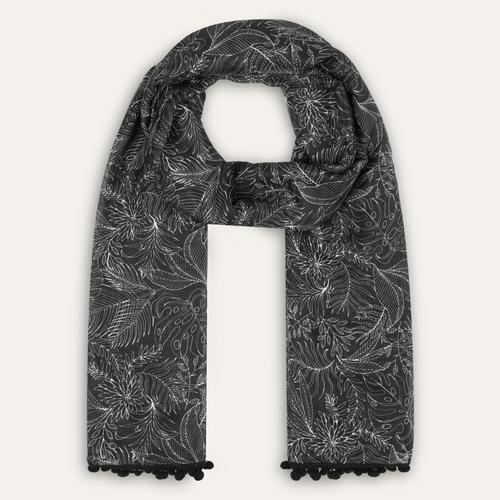  ÇİÇEK DESENLİ ŞAL