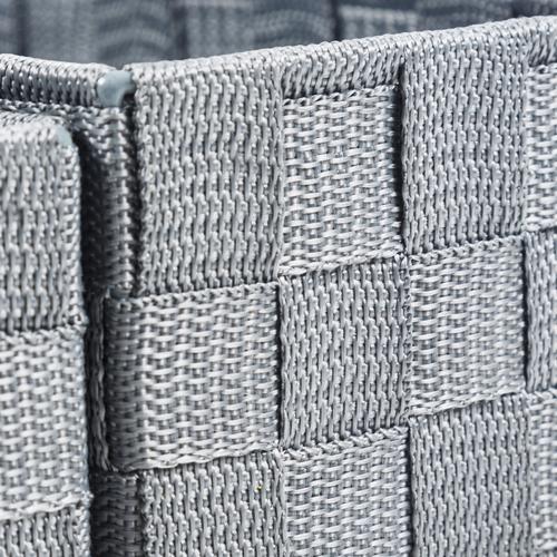  ORGANİZER 3'LÜ SEPET SETİ GRİ 26-12 CM