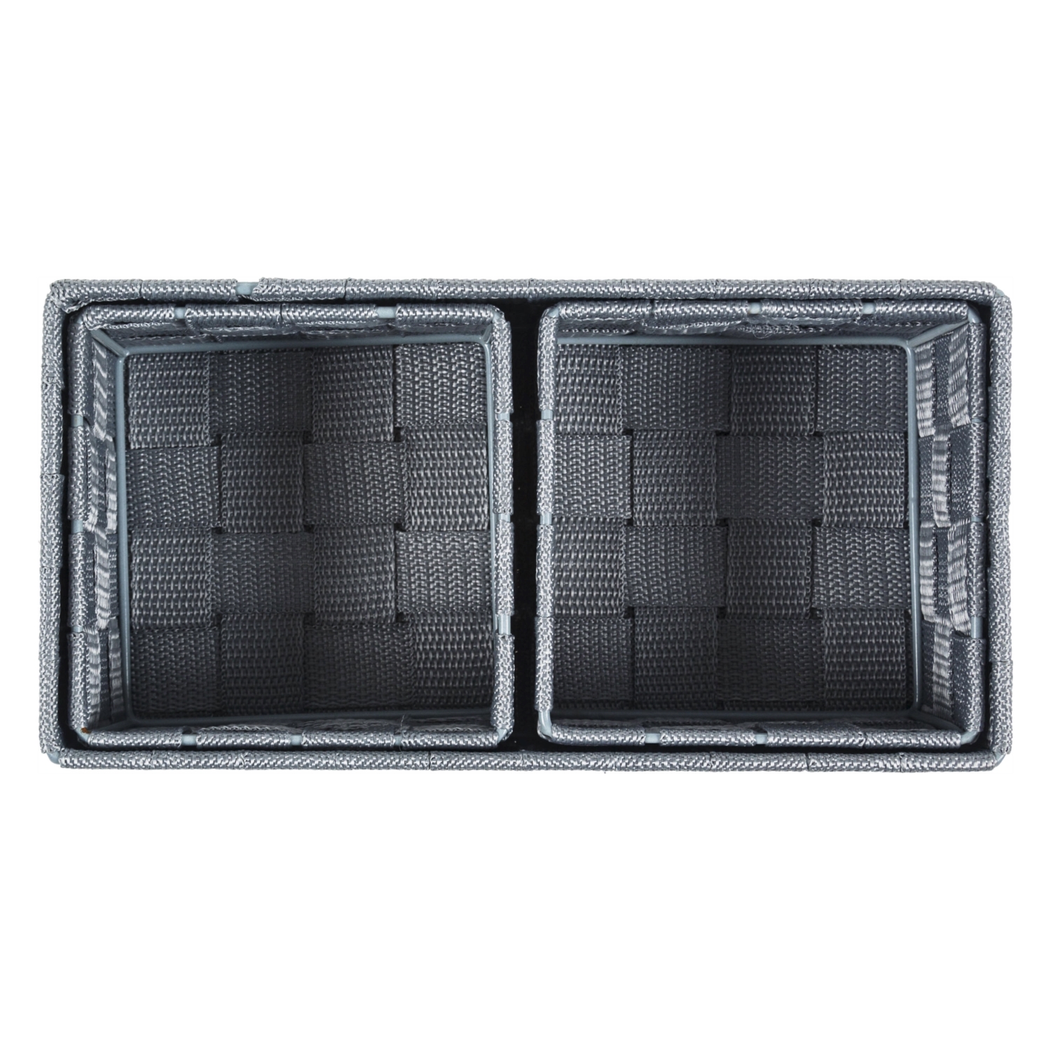 ORGANİZER 3'LÜ SEPET SETİ GRİ 26-12 CM