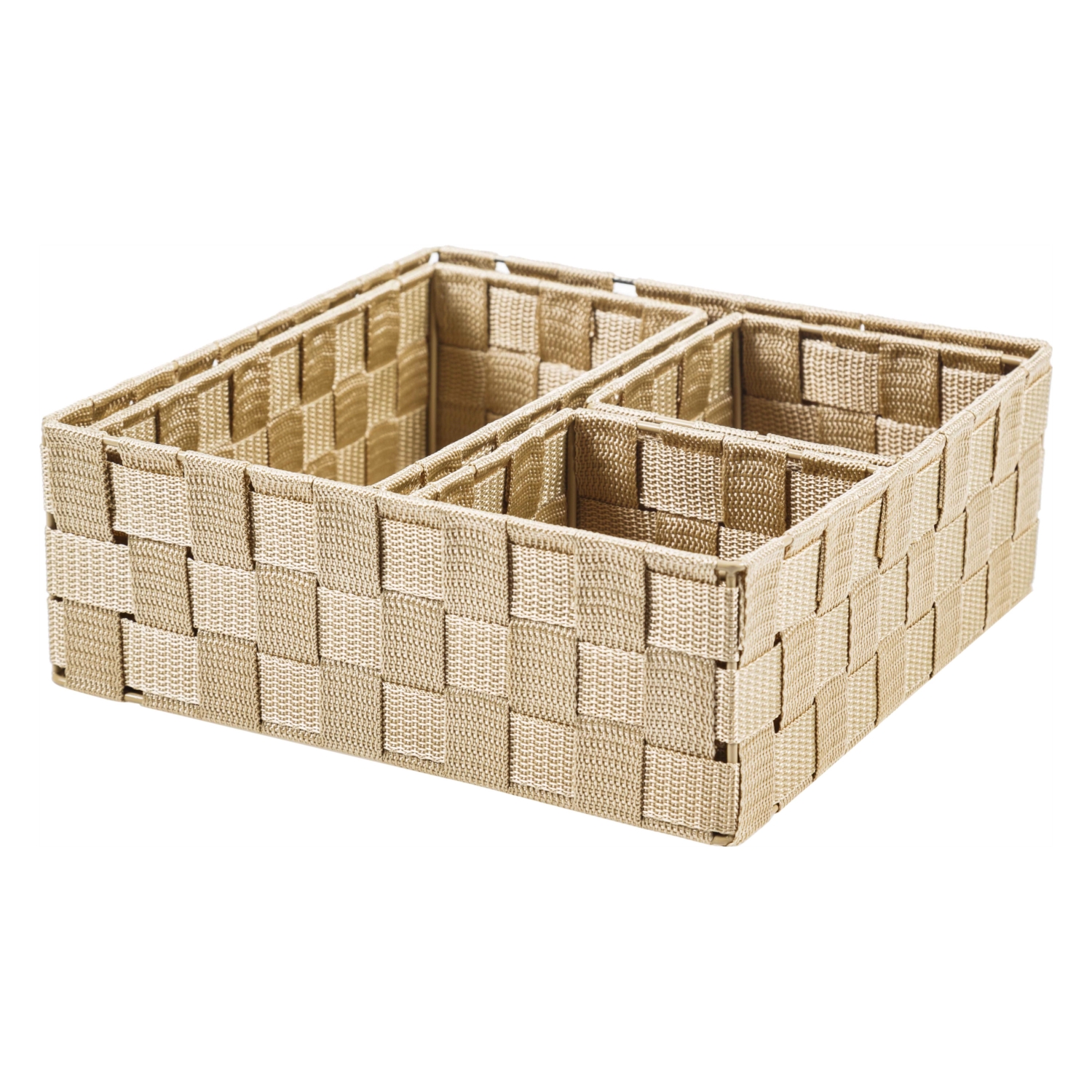 ORGANİZER 4'LÜ SEPET SETİ BEJ 28-26-13 CM