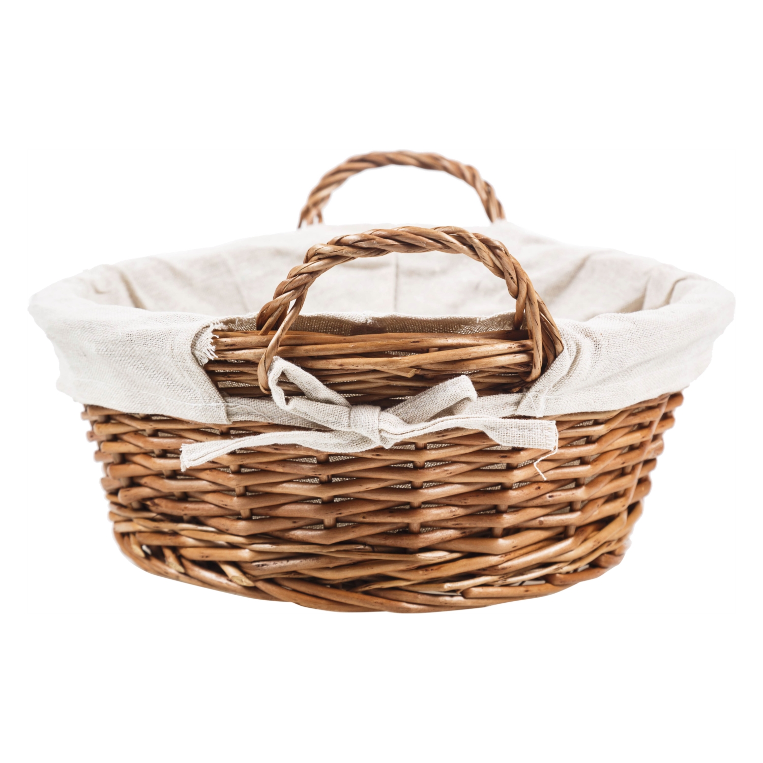 YUVARLAK HASIR EKMEK SEPETİ 29 CM