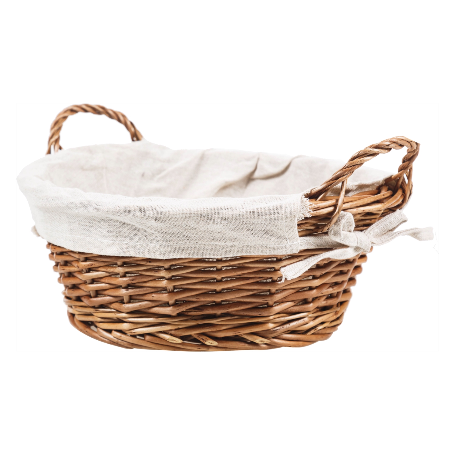 YUVARLAK HASIR EKMEK SEPETİ 29 CM