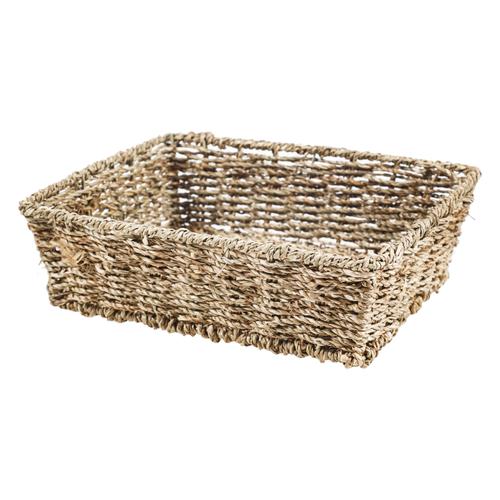  DİKDÖRTGEN HASIR SEPET 27X23 CM