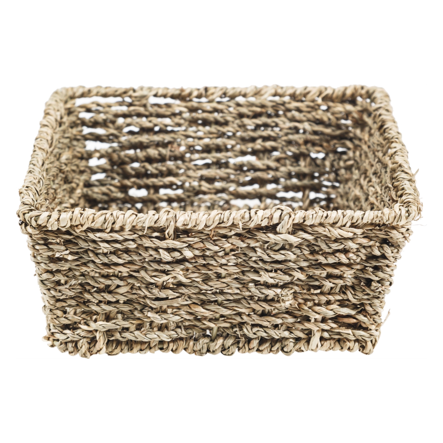 DİKDÖRTGEN HASIR SEPET 24X19 CM