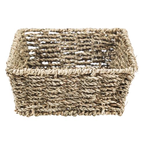  DİKDÖRTGEN HASIR SEPET 24X19 CM