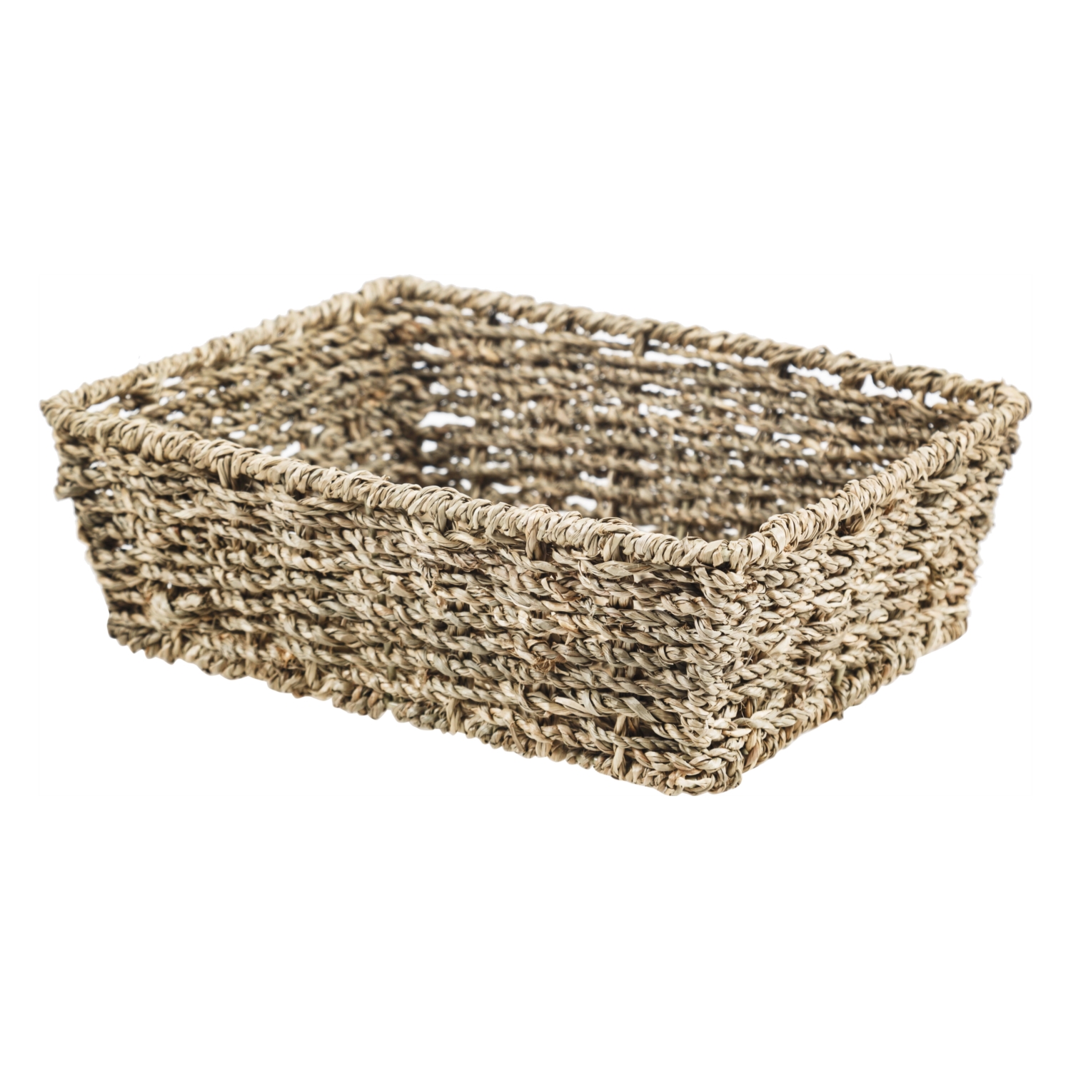 DİKDÖRTGEN HASIR SEPET 24X19 CM