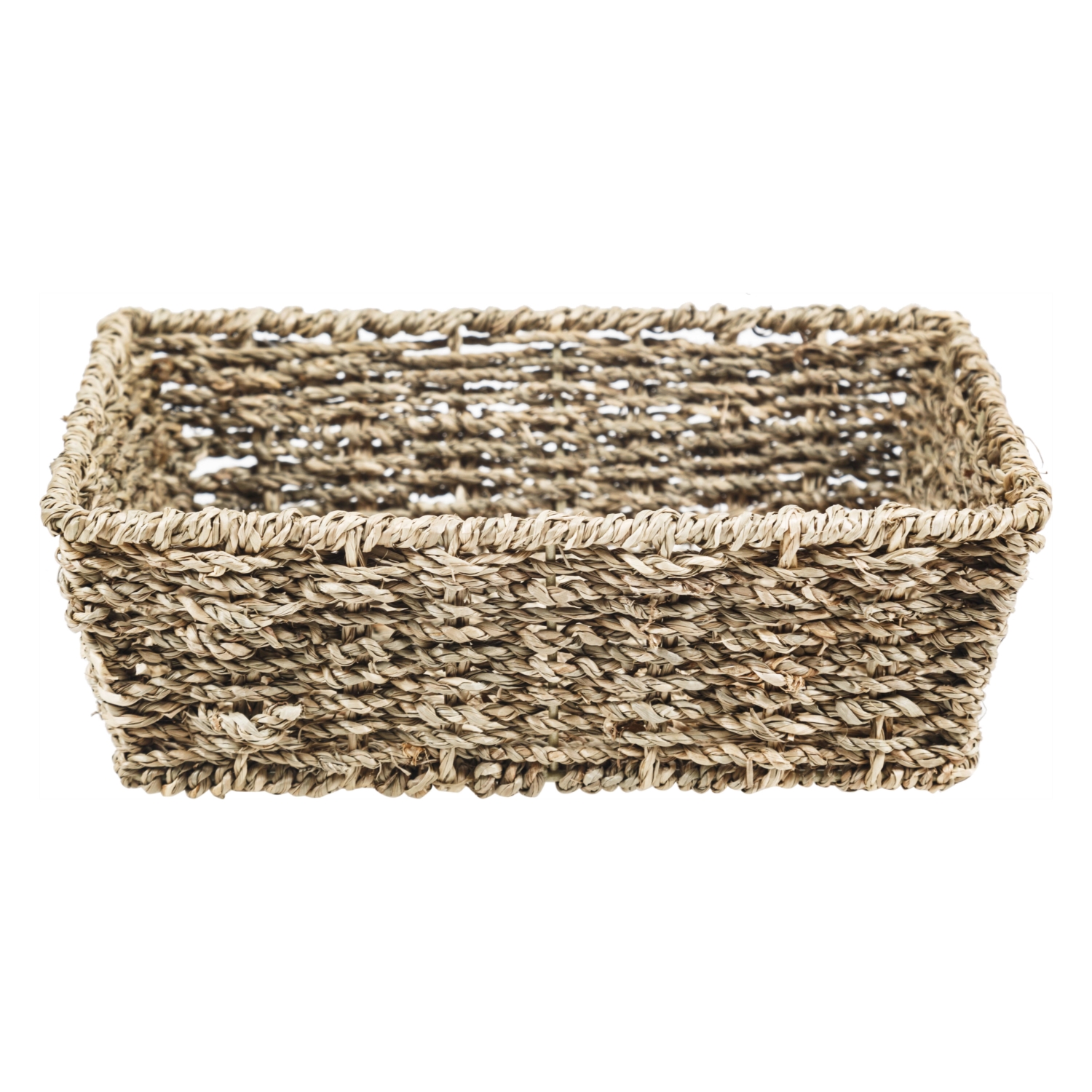 DİKDÖRTGEN HASIR SEPET 24X19 CM