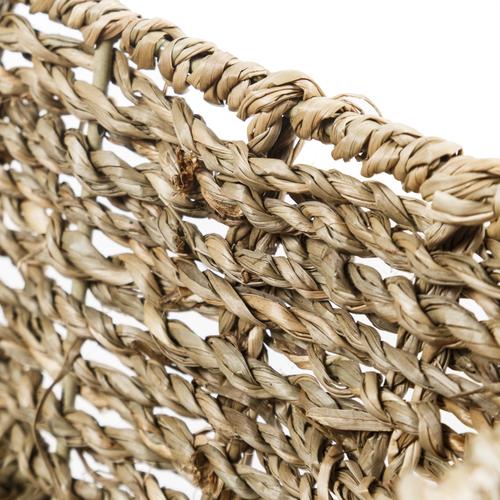  DİKDÖRTGEN HASIR SEPET 24X19 CM