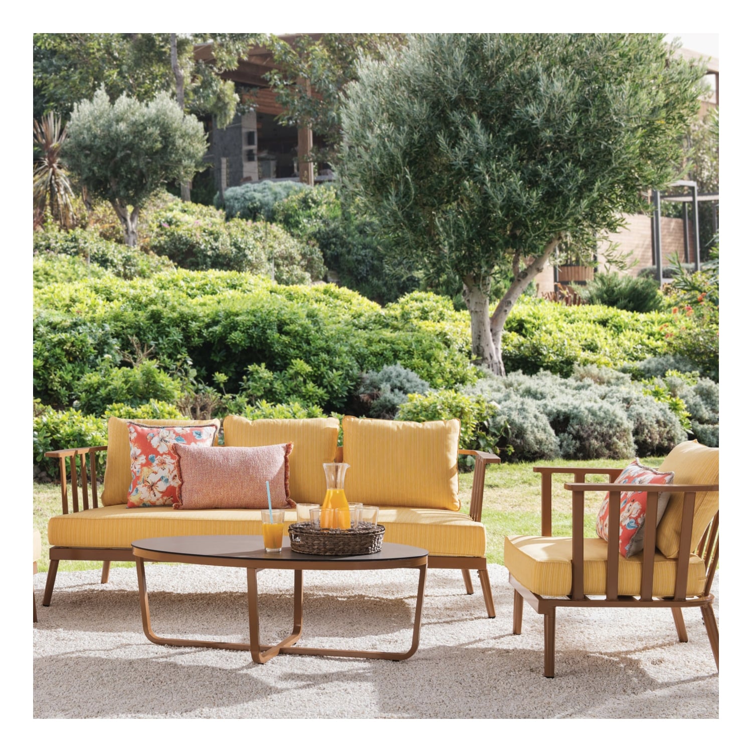 THRONES OTURMA SETİ KAHVE