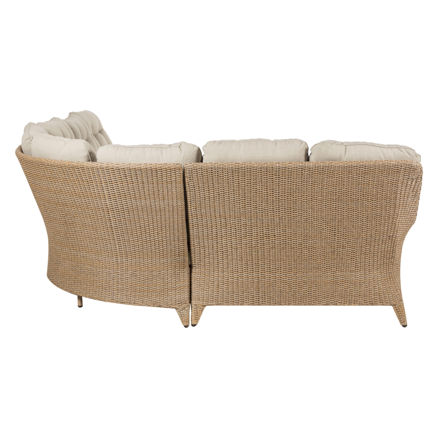 KINGSLEY RATTAN KÖŞE SETİ BEJ