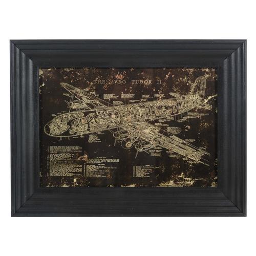  AIRPLANE ÇERÇEVELİ TABLO 40X60CM