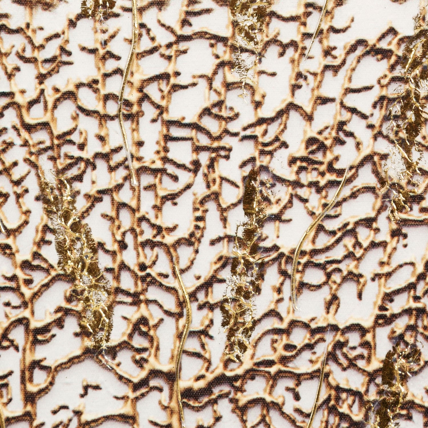 SHINY TREE WHITE KABARTMA KANVAS TABLO 80X80 CM