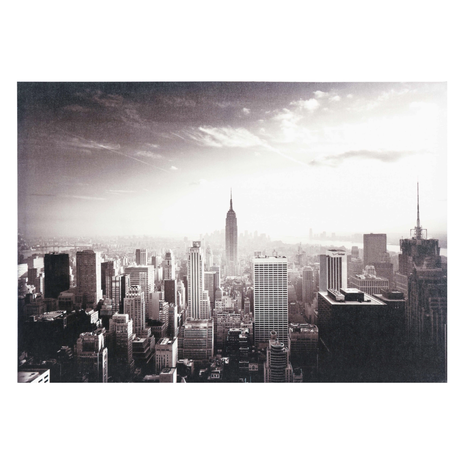 GREY CITY VIEW KANVAS TABLO 70X100CM
