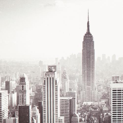  GREY CITY VIEW KANVAS TABLO 70X100CM