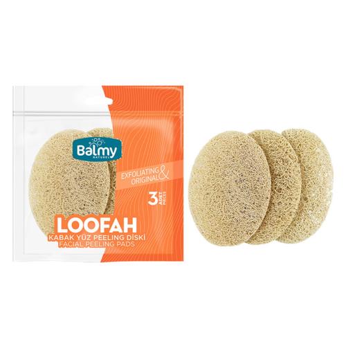  LOOFAH KABAK YÜZ PEELING DİSK (3'LÜ PAKET)