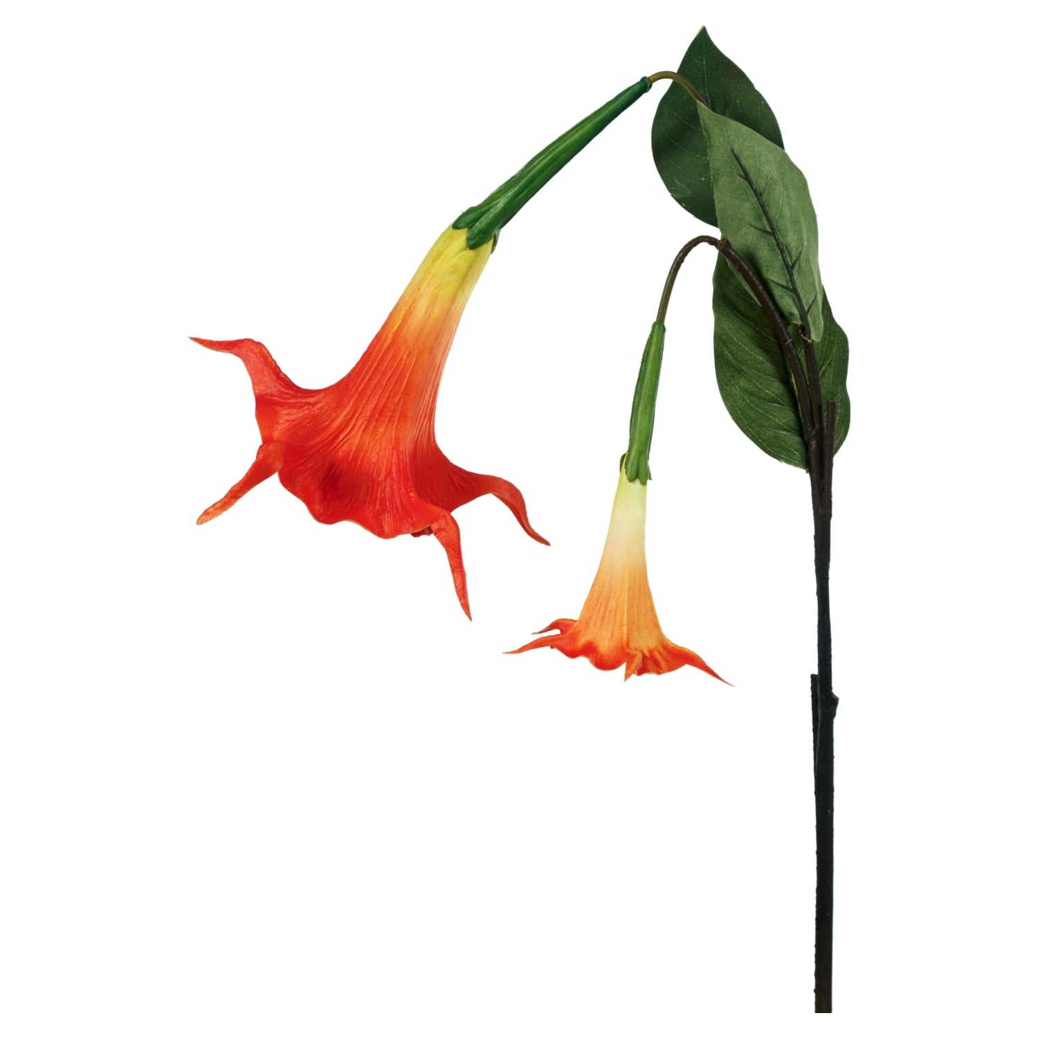 JIMSON TURUNCU DAL ÇİÇEK - 121CM