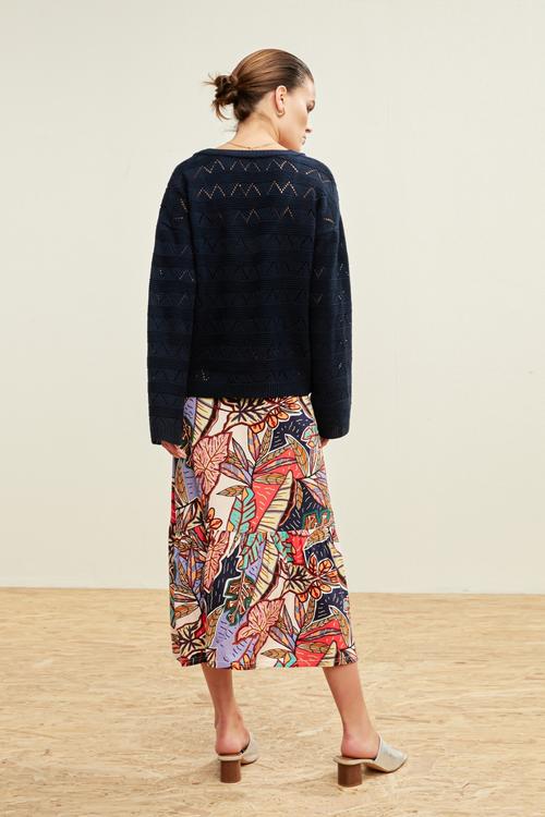  DESENLİ MİDİ ETEK