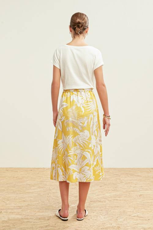  KUŞAKLI MİDİ KLOŞ ETEK