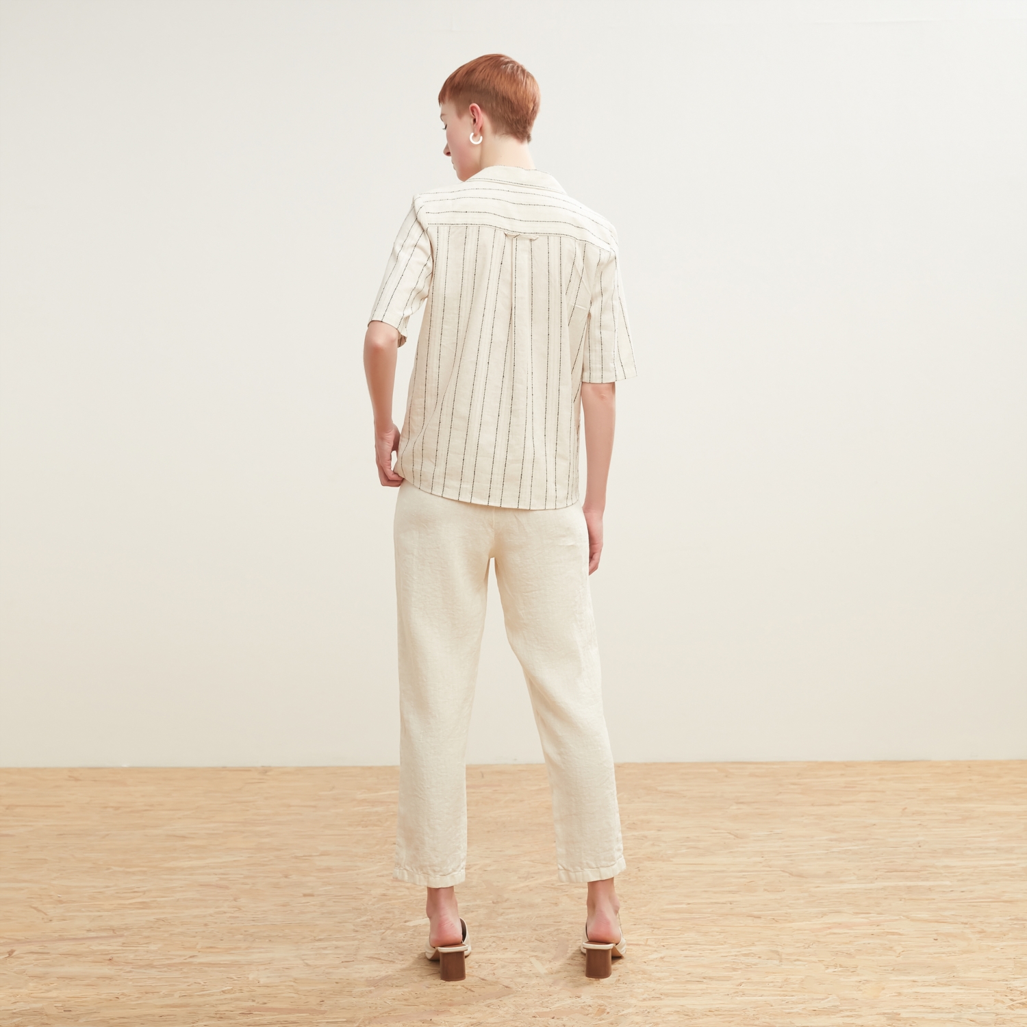 BAĞCIKLI KETEN PANTOLON