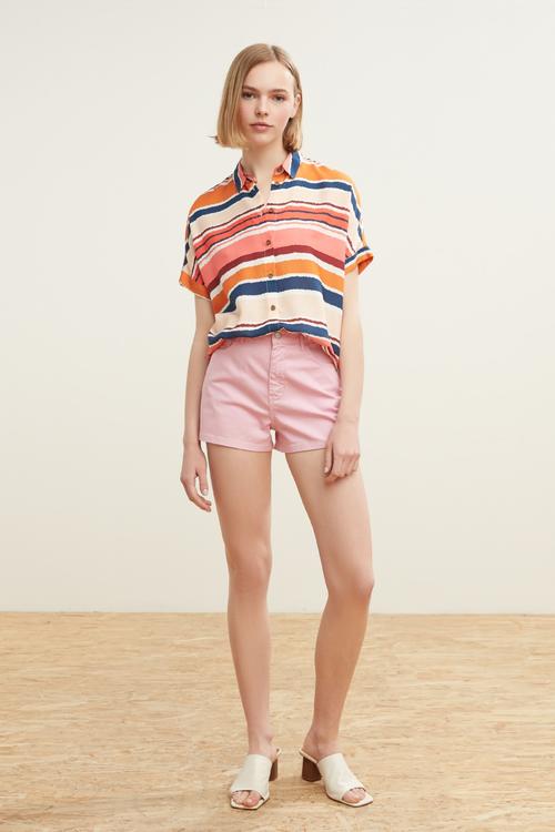  DAR KESİM PAMUKLU ŞORT