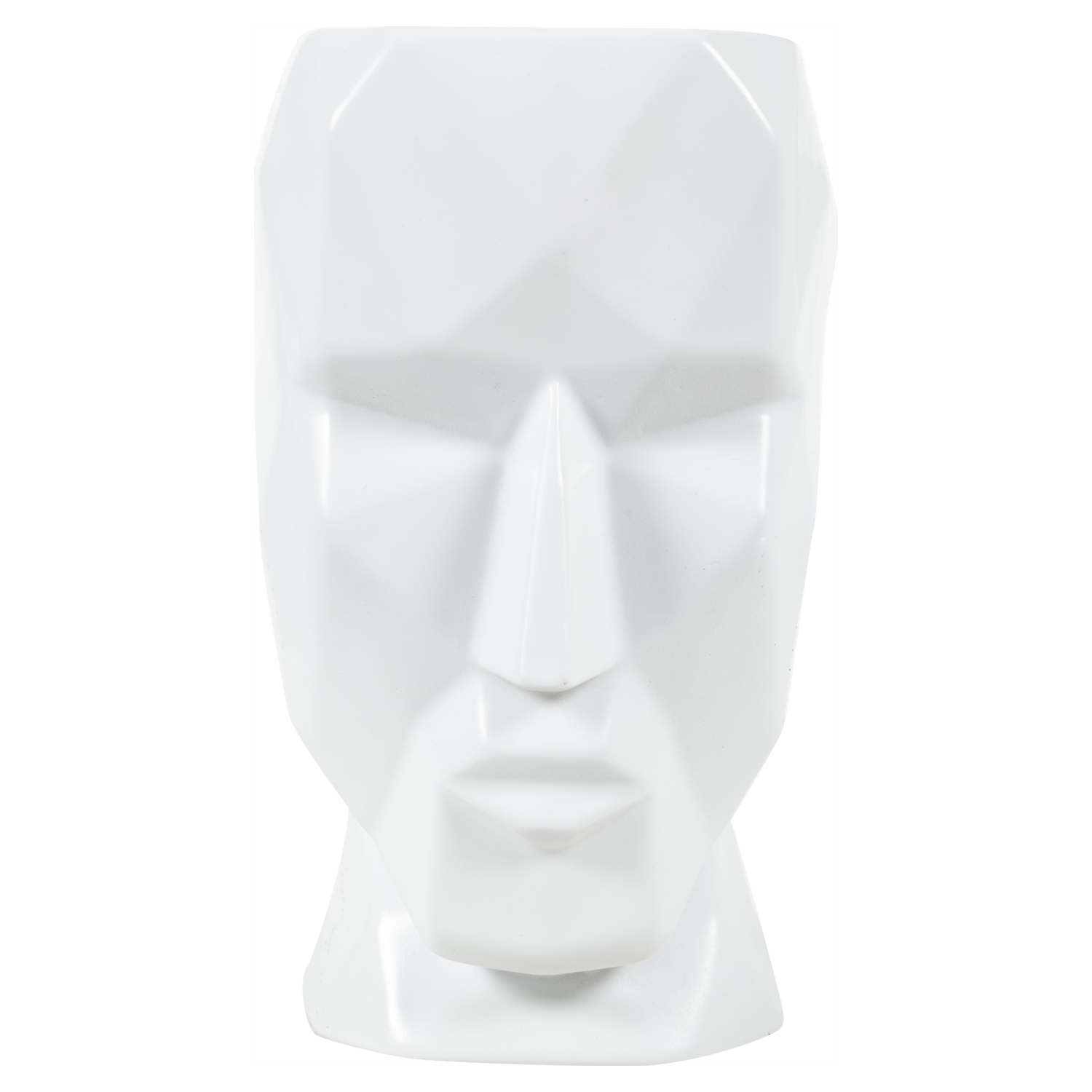 KÜBİK YÜZ BEYAZ VAZO 26 CM