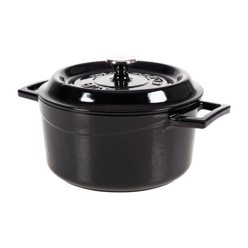  LAVA SİYAH YUVARLAK TENCERE 20 CM