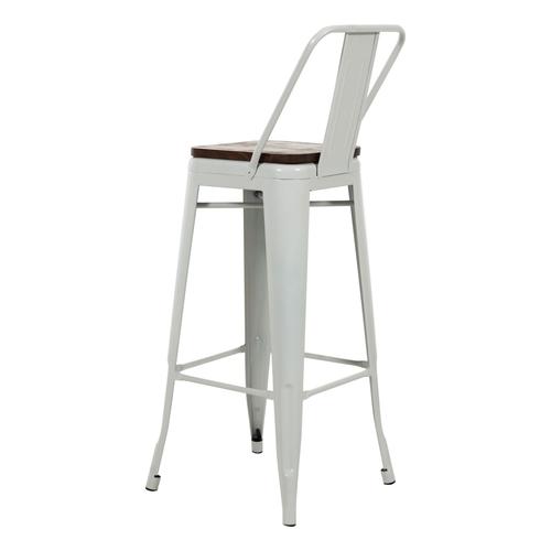  METAL BAR SANDALYESI  AÇıK GRI