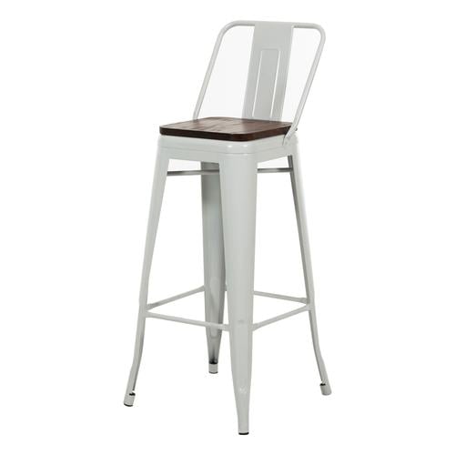  METAL BAR SANDALYESI  AÇıK GRI