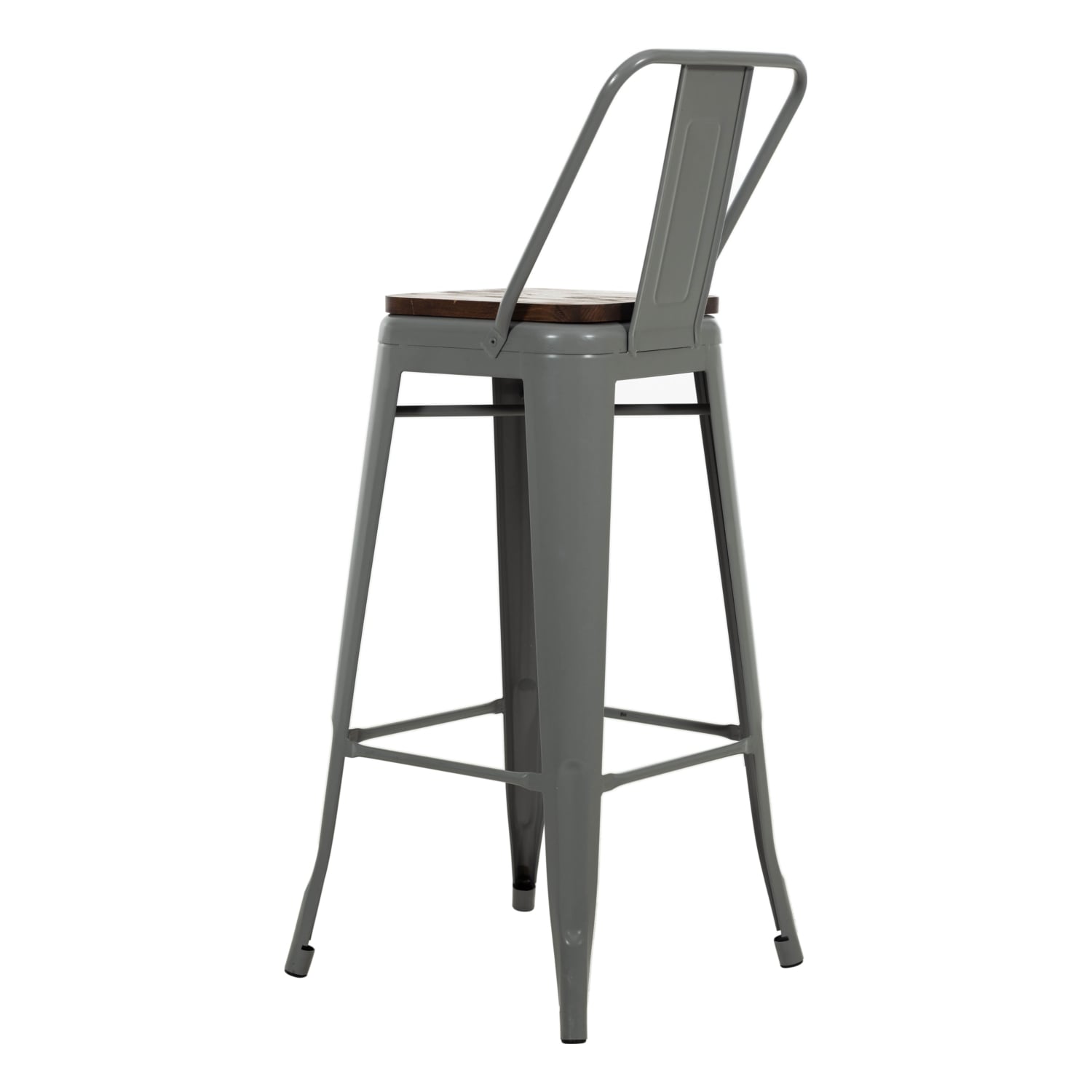 METAL BAR SANDALYESI GRI