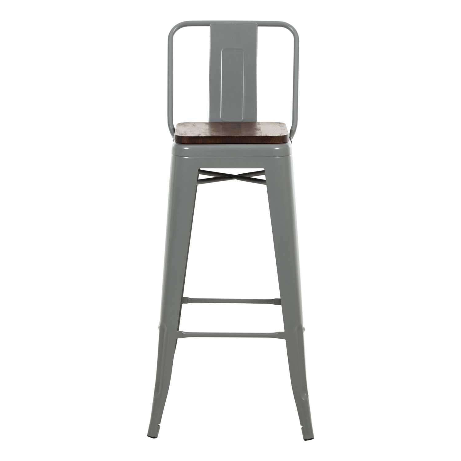 METAL BAR SANDALYESI GRI