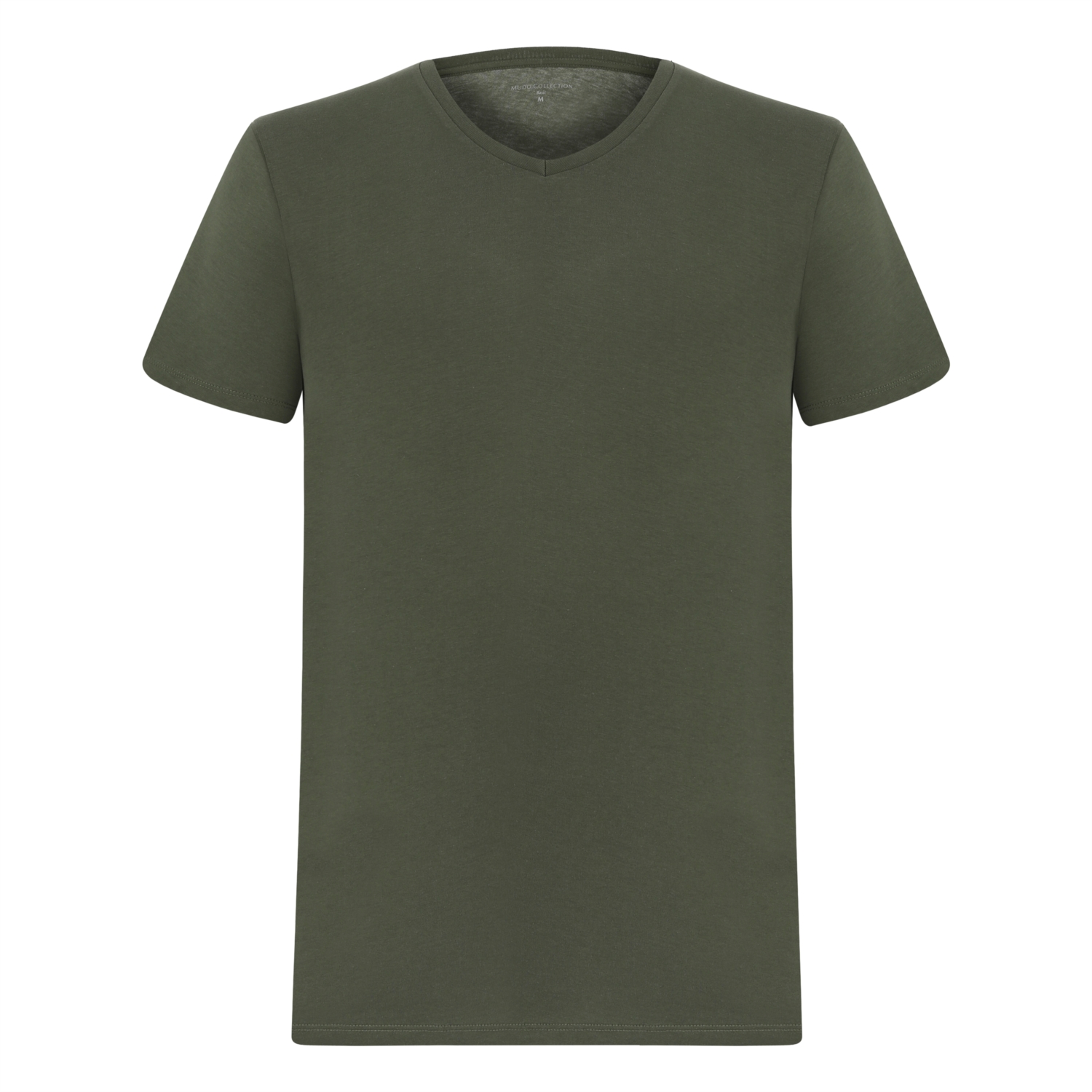 V YAKA PAMUK T-SHIRT