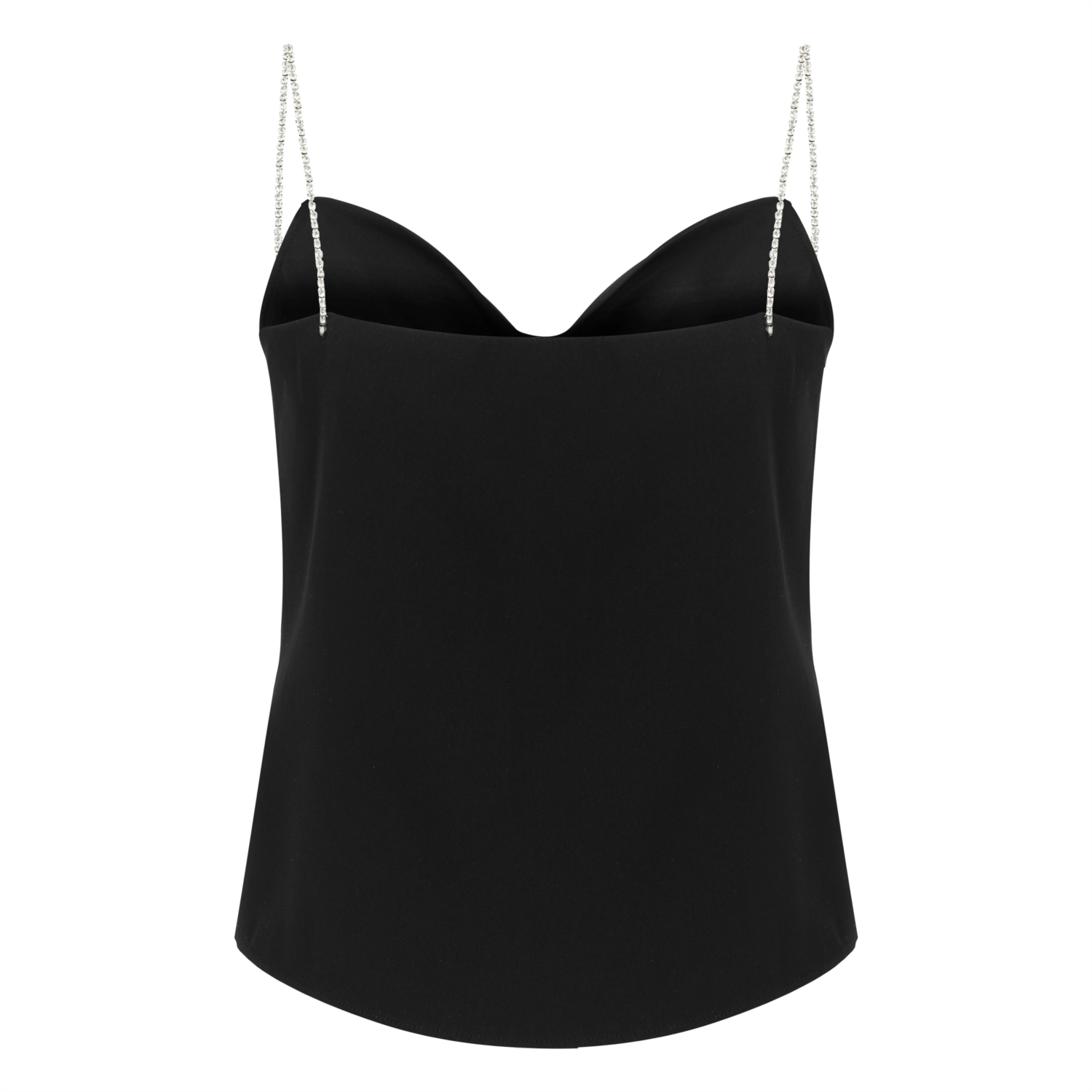 DEGAJE YAKA TAŞ ASKILI BLUZ