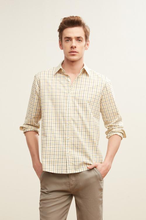  REGULAR KESİM EKOSE PAMUK GÖMLEK