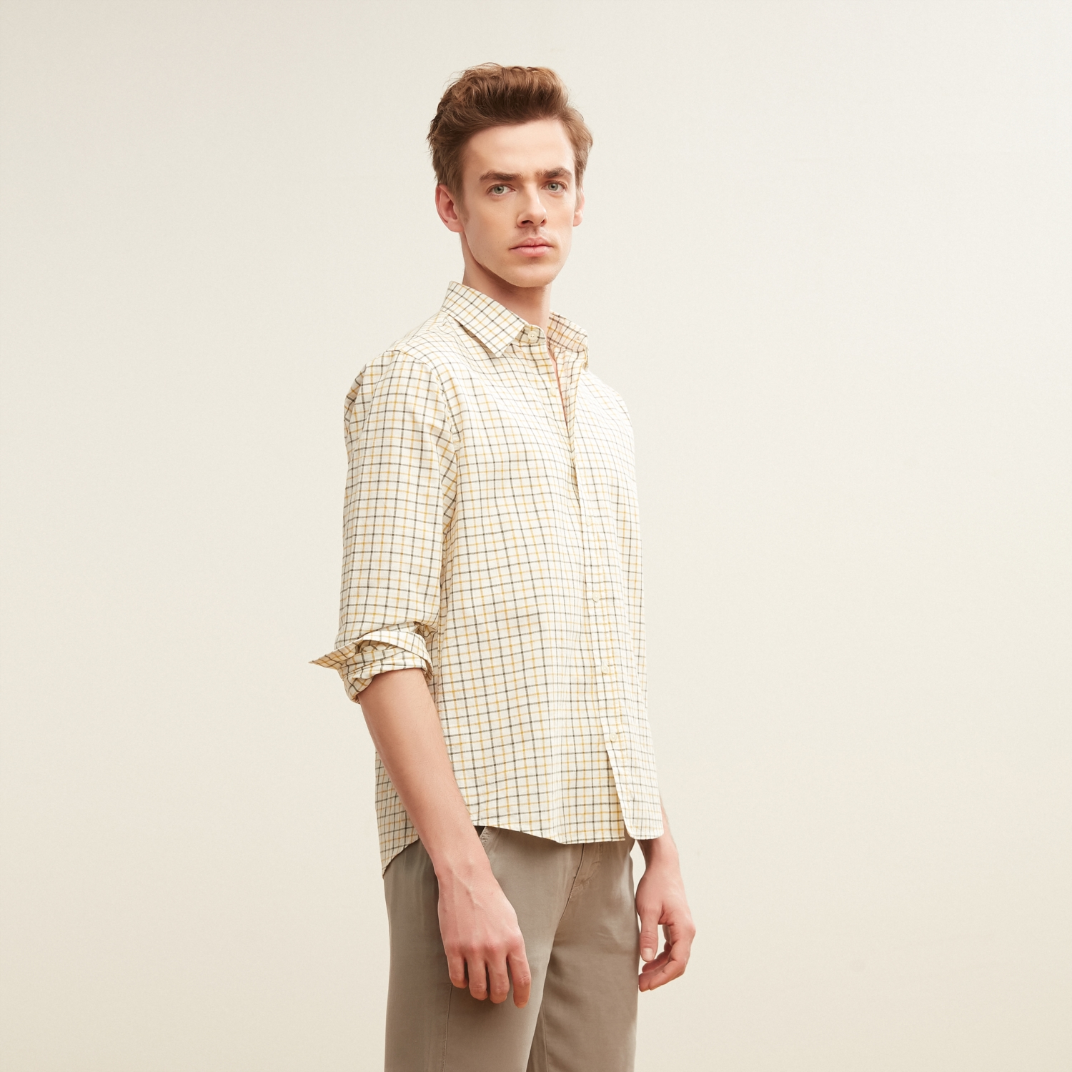 REGULAR KESİM EKOSE PAMUK GÖMLEK