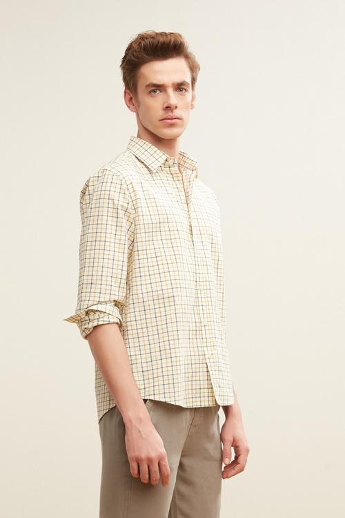  REGULAR KESİM EKOSE PAMUK GÖMLEK