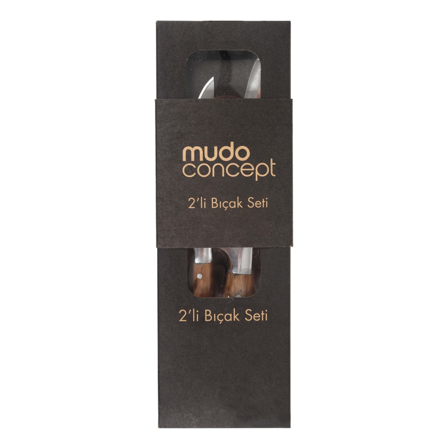 İKİLİ PASLANMAZ ÇELİK BIÇAK SETİ