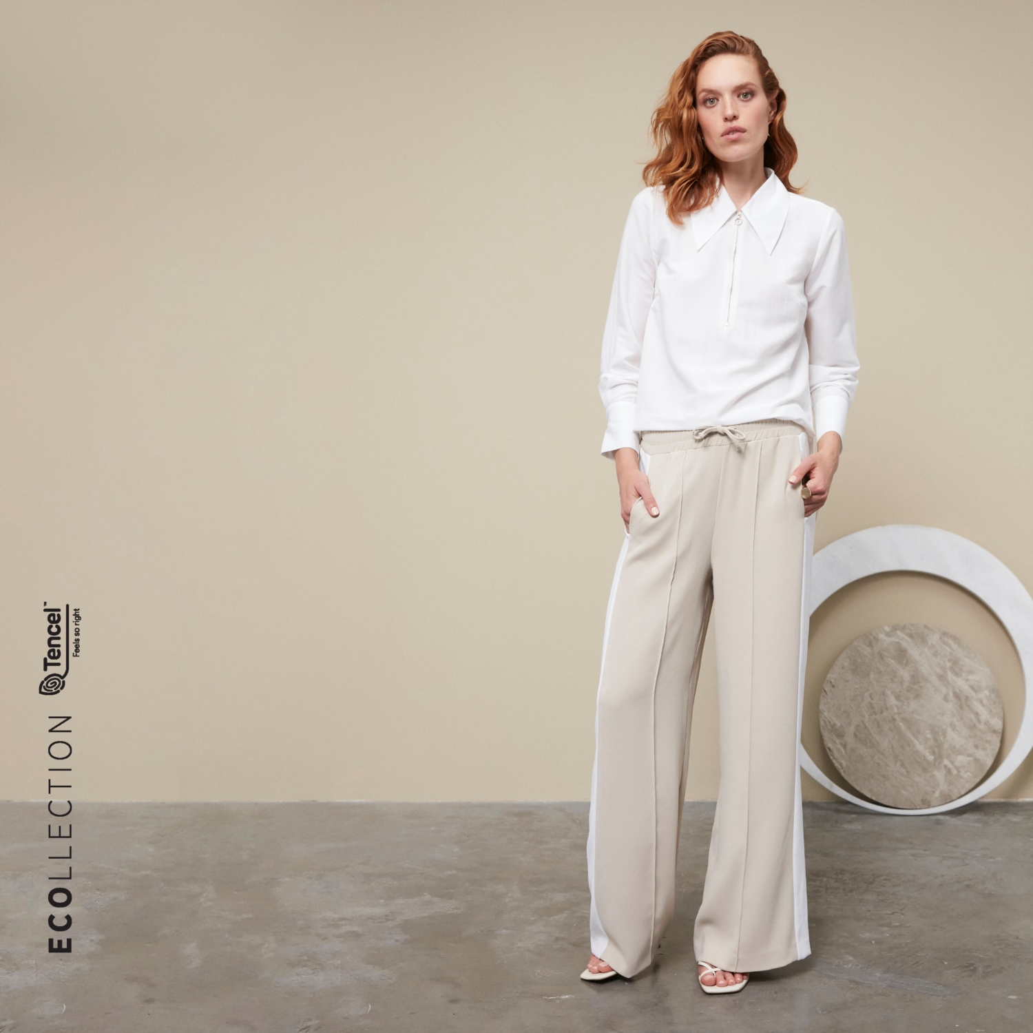 TENCEL TM OVERSIZE FERMUARLI GÖMLEK