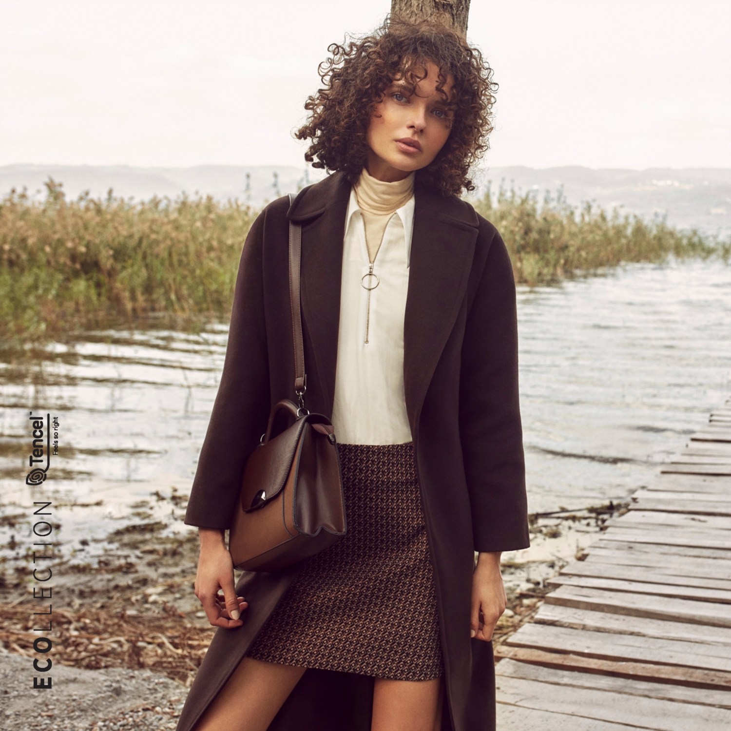 TENCEL TM OVERSIZE FERMUARLI GÖMLEK