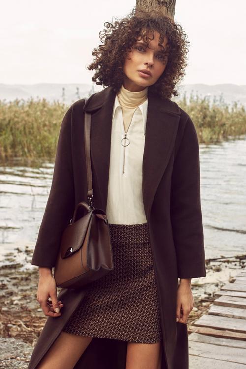  TENCEL TM OVERSIZE FERMUARLI GÖMLEK