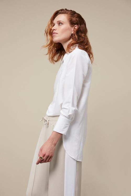  TENCEL TM OVERSIZE FERMUARLI GÖMLEK