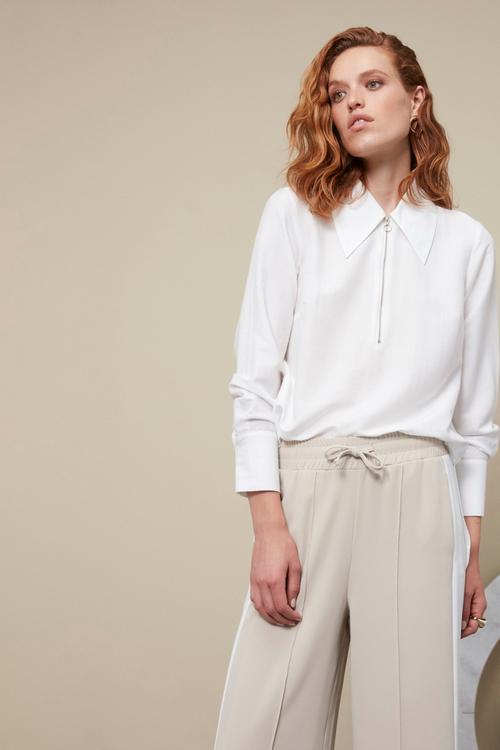  TENCEL TM OVERSIZE FERMUARLI GÖMLEK