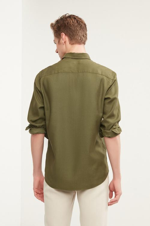  TENCEL, REGULAR FİT GÖMLEK