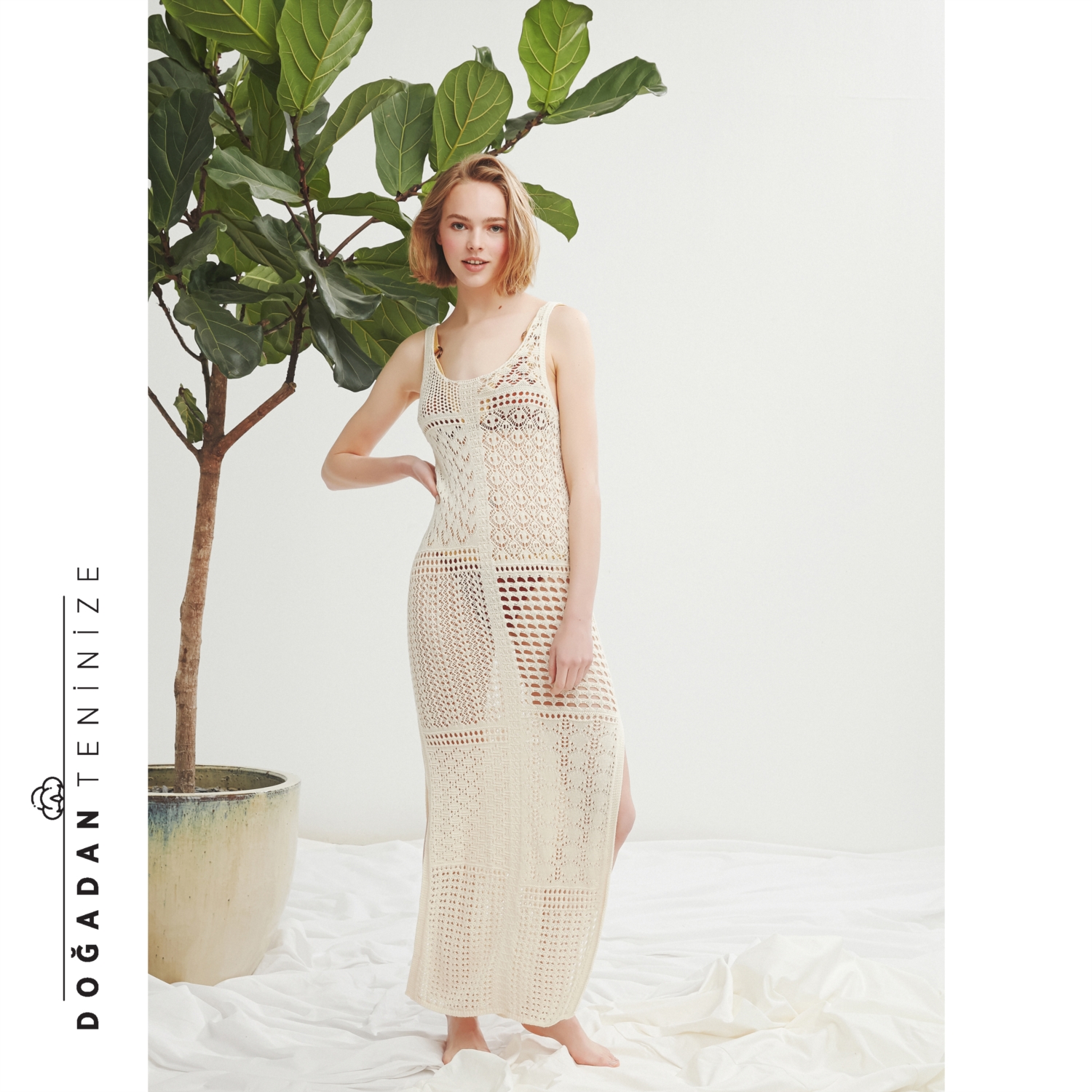 PAMUK PLAJ ELBİSESİ