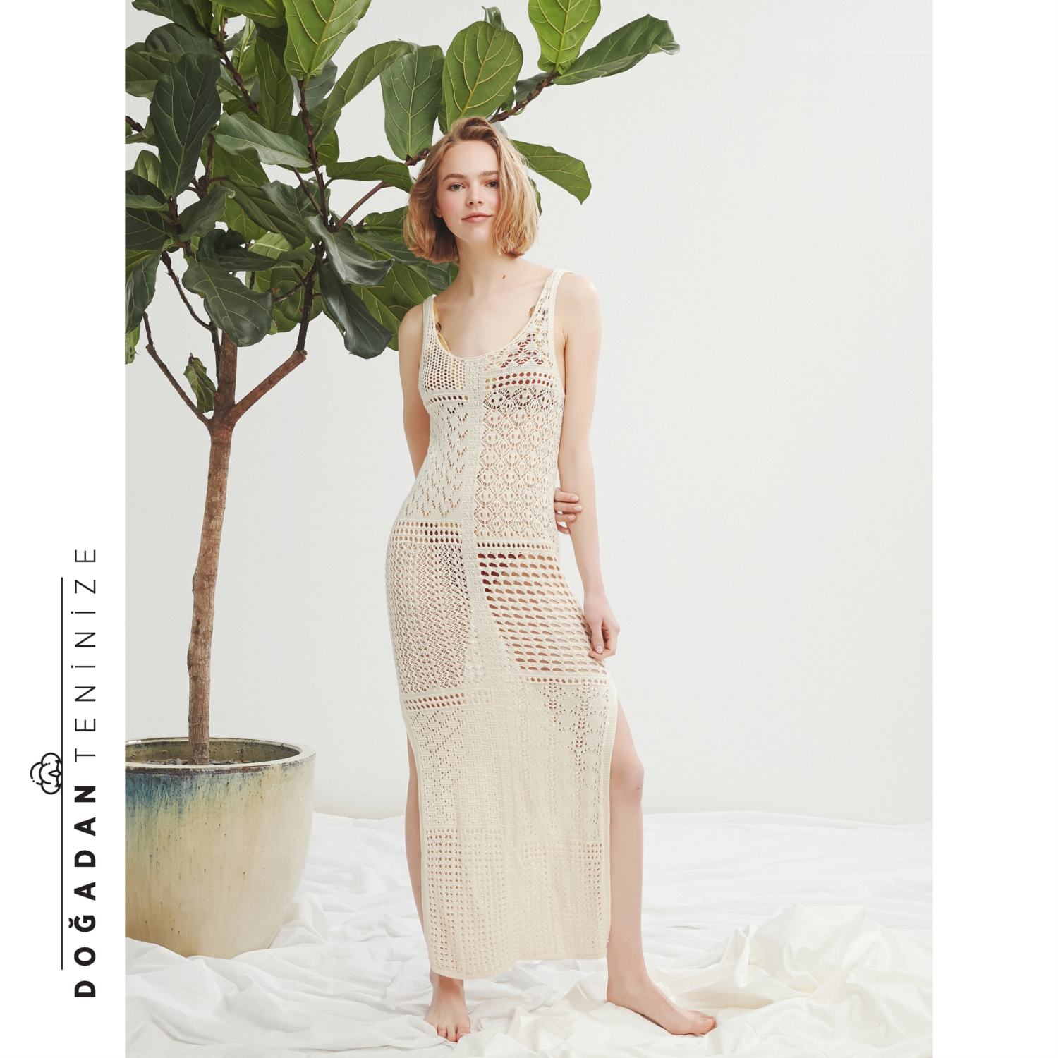 PAMUK PLAJ ELBİSESİ