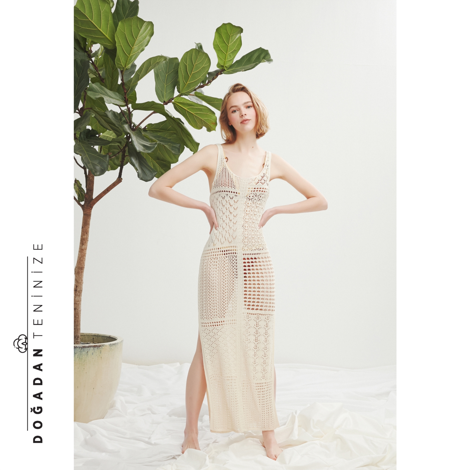 PAMUK PLAJ ELBİSESİ