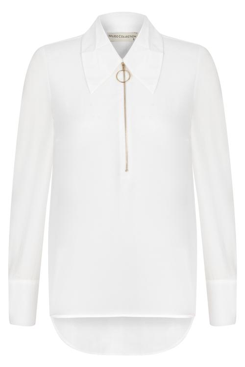  TENCEL TM OVERSIZE FERMUARLI GÖMLEK